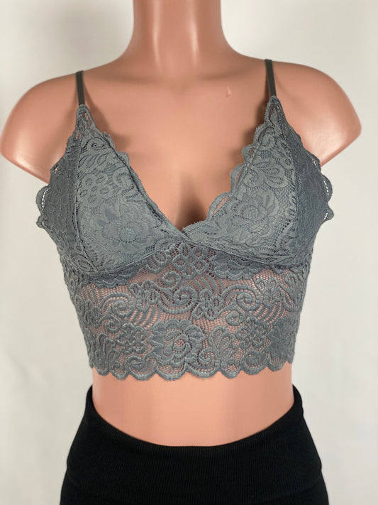 Carmella Top - Grey