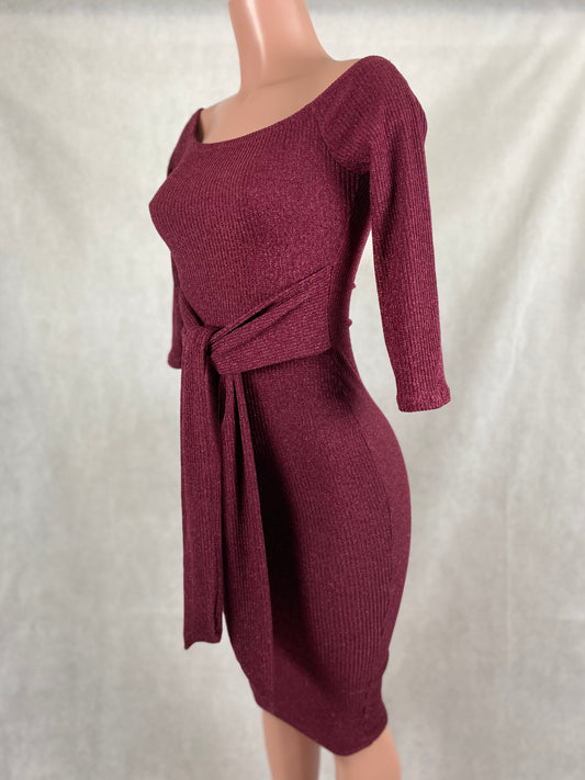 Melody Dress - Burgundy