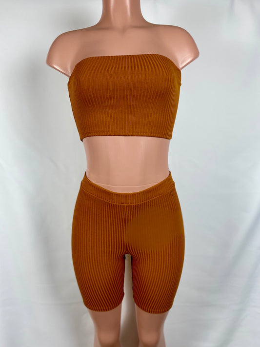 Julie 2 piece set - Cinnamon