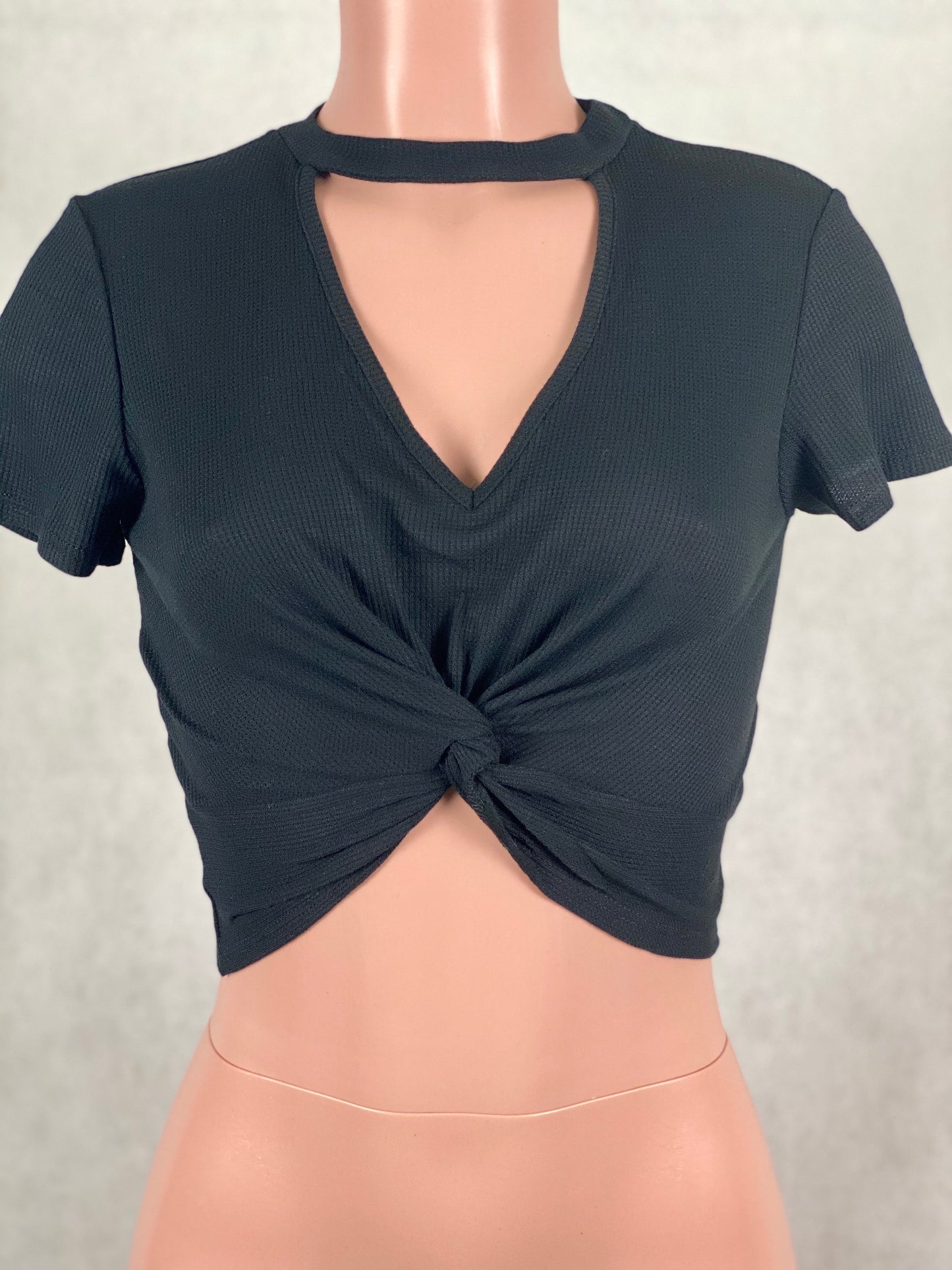 Joanna Crop Top - Black